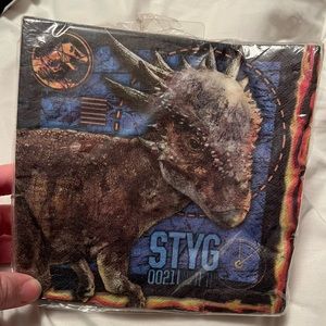 (2) Jurassic Park Napkin Packs of 16 each  New